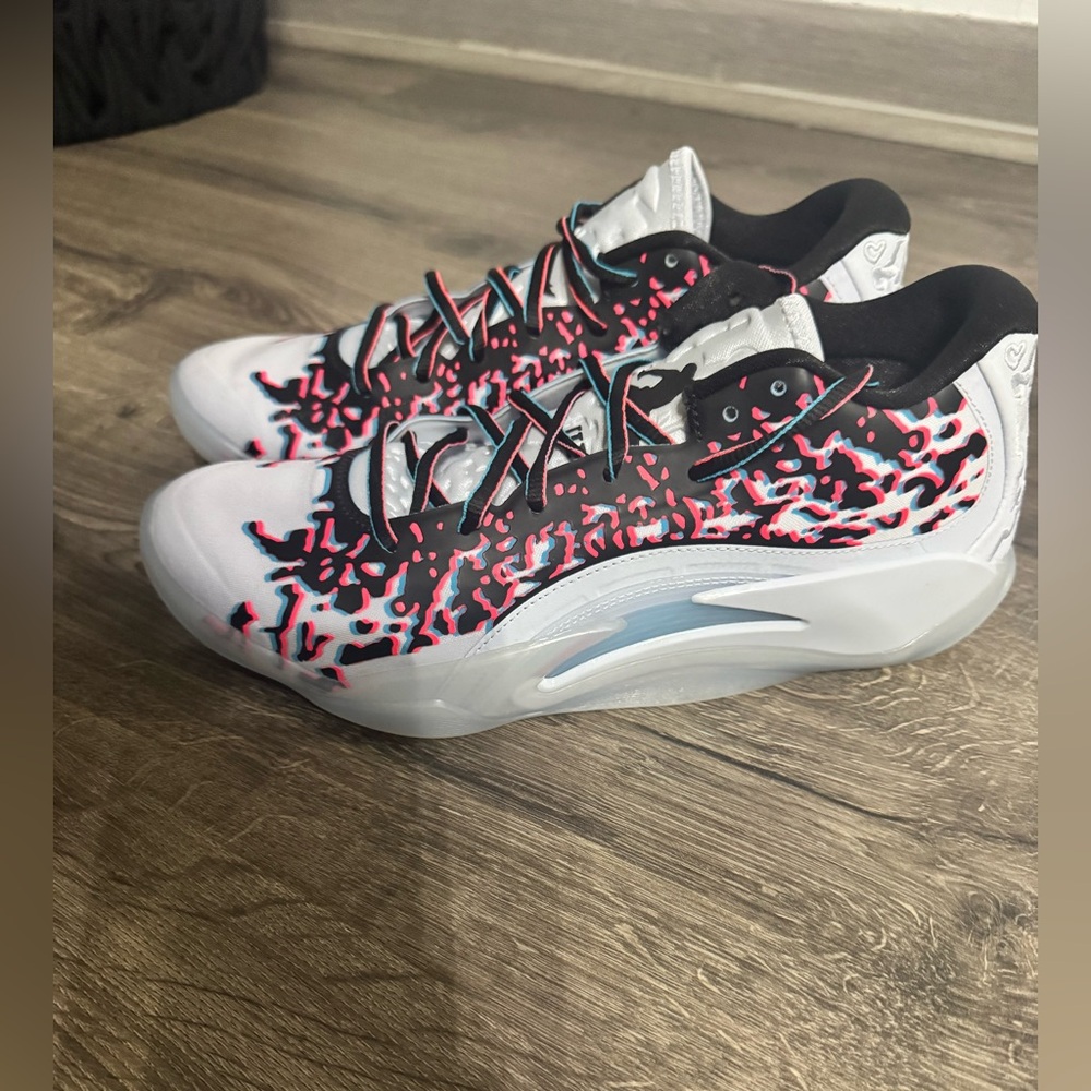 Jordan Zion 3 NRG White with Black and Red Pattern